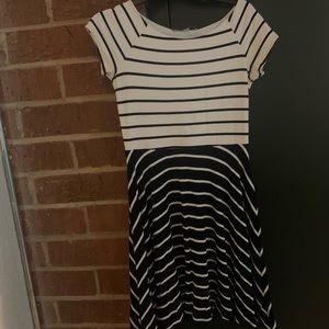 Loft A-Line Midi Dress - Size XS